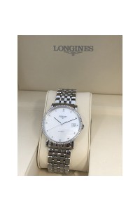 Pre Owned Longines Elegant Mother of Pearl & Diamond Automatic Watch Ref.L48090876